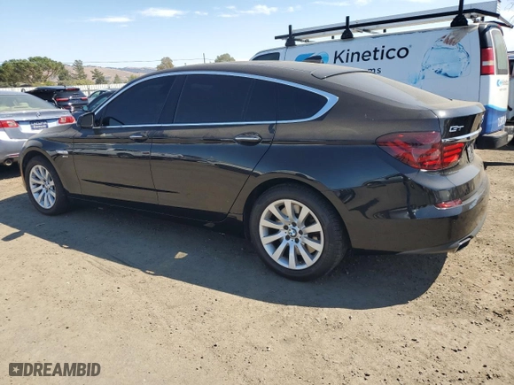 2010 BMW 5 Series Gran Turismo 550i xDrive with VIN WBASP4C58AC341050, listed as a Copart auction lot 72443984 with 120,782 mi miles and Salvage Title. Bid and sale history available at carsss.com. Image 2.