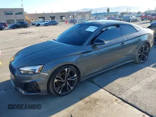 2023 Audi S5 Premium Plus with VIN WAUP4AF58PA001748, listed as a IAAI auction lot 41194878 with 33,877 mi miles and . Bid and sale history available at DreamBid. Image 2.
