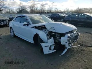 2019 Audi A4 Premium Plus with VIN WAUENAF45KA027051, listed as a Copart auction lot 41481465 with 0 mi miles and Salvage Title. Bid and sale history available at carsss.com. Image 11.