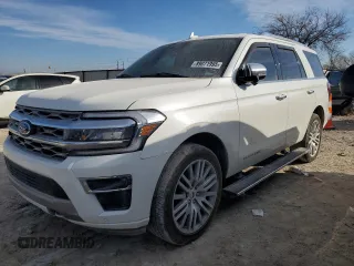2023 Ford Expedition Platinum with VIN 1FMJU1M88PEA26014, listed as a Copart auction lot 89071995 with 23,830 mi miles and Salvage Title. Bid and sale history available at carsss.com. Image 1.