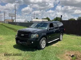 2007 Ford Expedition Max Limited with VIN 1FMFK195X7LA09043, listed as a Copart auction lot 64466395 with 162,910 mi miles and Clean title. Bid and sale history available at DreamBid. Image 2.