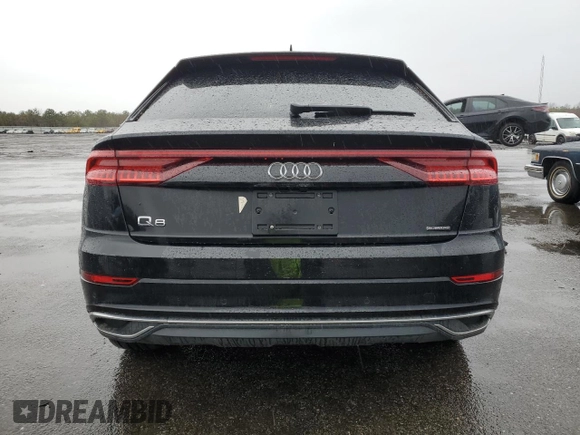 2023 Audi Q8 Premium with VIN WA1AVBF19PD025218, listed as a Copart auction lot 85135624 with 13,781 mi miles and Salvage title. Bid and sale history available at DreamBid. Image 6.