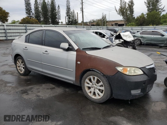 2008 Mazda 3 i Sport with VIN JM1BK12F181834357, listed as a Copart auction lot 46670165 with 52,411 mi miles and Clean Title. Bid and sale history available at DreamBid. Image 4.