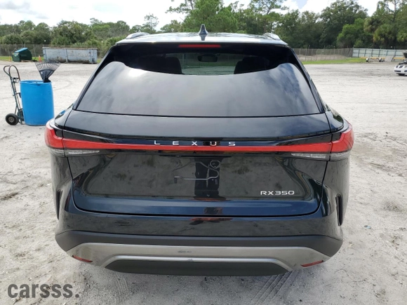 2024 Lexus RX with VIN JTJCHMAAXR2018685, listed as a Copart auction lot 70074644 with 658 miles and Salvage Title. Bid and sale history available at carsss.com. Image 6.