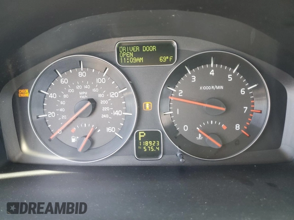 2011 Volvo C30 with VIN YV1672MK7B2213221, listed as a Copart auction lot 51539605 with 118,923 mi miles and Clean Title. Bid and sale history available at carsss.com. Image 9.