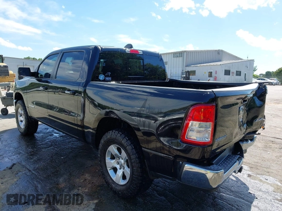 2020 Ram 1500 Big Horn with VIN 1C6RRFFG8LN120583, listed as a IAAI auction lot 42320101 with 55,263 mi miles and . Bid and sale history available at DreamBid. Image 3.