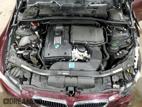 2009 BMW 3 Series 335i with VIN WBAWL73599P181067, listed as a Copart auction lot 45146485 with 106,145 mi miles and Salvage title. Bid and sale history available at DreamBid. Image 11.