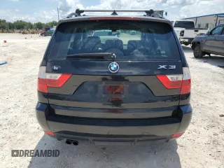 2007 BMW X3 3.0si with VIN WBXPC93447WF15699, listed as a Copart auction lot 66615254 with 105,166 mi miles and Salvage Title. Bid and sale history available at DreamBid. Image 6.