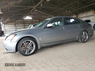 2007 Infiniti M35 with VIN JNKAY01E67M302188, listed as a Copart auction lot 87330864 with 141,592 mi miles and Salvage Title. Bid and sale history available at carsss.com. Image 1.