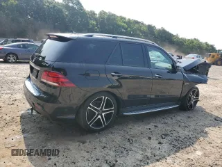 2018 Mercedes-Benz GLE 43 AMG with VIN 4JGDA6EB0JB032248, listed as a Copart auction lot 59057445 with 72,228 mi miles and Salvage title. Bid and sale history available at DreamBid. Image 3.