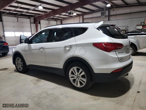 2015 Hyundai Santa Fe Sport with VIN 5XYZW4LA6FG250167, listed as a Copart auction lot 45861155 with 66,430 mi miles and Salvage Title. Bid and sale history available at carsss.com. Image 2.