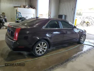 2009 Cadillac CTS AWD w/1SB with VIN 1G6DT57V190169807, listed as a Copart auction lot 78141844 with 142,598 mi miles and Salvage Title. Bid and sale history available at carsss.com. Image 3.
