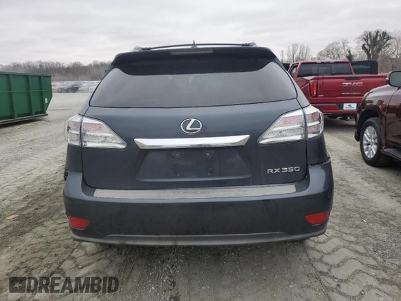 2011 Lexus RX 350 with VIN 2T2ZK1BA7BC060603, listed as a Copart auction lot 44374875 with 232,537 mi miles and Salvage Title. Bid and sale history available at carsss.com. Image 6.