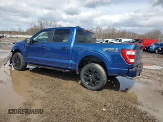 2022 Ford F-150 XL with VIN 1FTEW1EP3NFA76820, listed as a Copart auction lot 52161725 with 32,265 mi miles and Salvage Title. Bid and sale history available at carsss.com. Image 2.