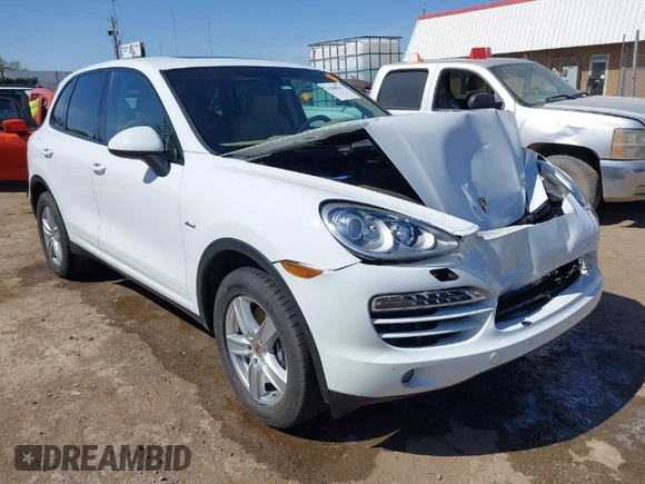 2014 Porsche Cayenne Diesel with VIN WP1AF2A22ELA32760, listed as a IAAI auction lot 41848211 with 120,645 mi miles and . Bid and sale history available at DreamBid. Image 1.