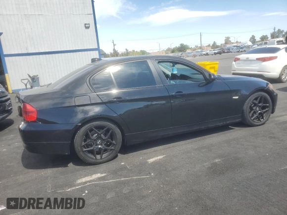 2007 BMW 3 Series 328xi with VIN WBAVC93587KX59628, listed as a Copart auction lot 60753115 with 161,868 mi miles and Salvage title. Bid and sale history available at DreamBid. Image 3.