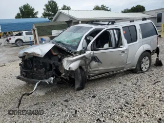 2005 Nissan Pathfinder LE with VIN 5N1AR18W65C712328, listed as a Copart auction lot 63112624 with 0 mi miles and Non Repairable. Bid and sale history available at carsss.com. Image 1.