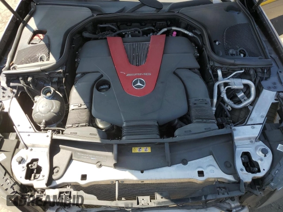 2018 Mercedes-Benz E-Class AMG E 43 with VIN WDDZF6EB9JA402801, listed as a Copart auction lot 67590054 with 45,114 mi miles and Salvage Title. Bid and sale history available at carsss.com. Image 13.