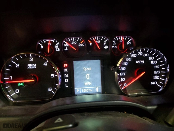 2018 Chevrolet Silverado 1500 Work Truck with VIN 3GCPCNEH8JG235745, listed as a Copart auction lot 45732805 with 55,007 mi miles and Clean Title. Bid and sale history available at carsss.com. Image 9.