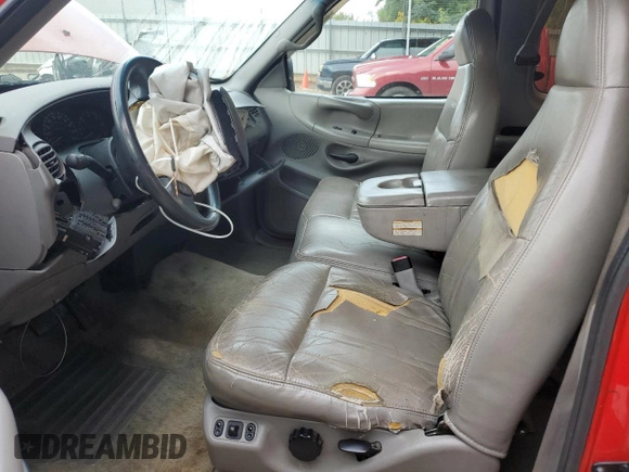 1997 Ford F-150 with VIN 1FTDX1767VNA57898, listed as a Copart auction lot 60908125 with 236,399 mi miles and Salvage title. Bid and sale history available at DreamBid. Image 7.