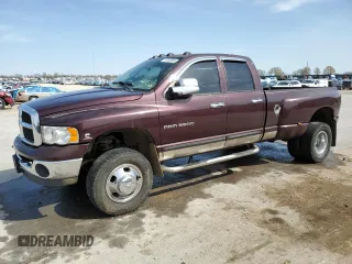 2005 Dodge Ram 3500 SLT with VIN 3D7MS48C15G701608, listed as a Copart auction lot 51265685 with 277,237 mi miles and Salvage Title. Bid and sale history available at carsss.com. Image 1.