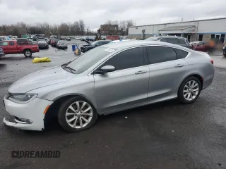 2015 Chrysler 200 C with VIN 1C3CCCCG7FN647042, listed as a Copart auction lot 51930455 with 148,966 mi miles and Salvage Title. Bid and sale history available at carsss.com. Image 1.
