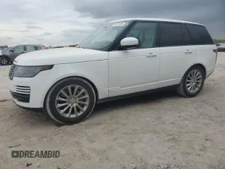 2018 Land Rover Range Rover with VIN SALGS2REXJA500285, listed as a Copart auction lot 46213465 with 44,603 mi miles and Salvage title. Bid and sale history available at DreamBid. Image 1.