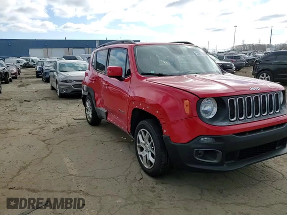 2017 Jeep Renegade Latitude with VIN ZACCJBBB1HPF30410, listed as a Copart auction lot 52881105 with 139,517 mi miles and Clean Title. Bid and sale history available at carsss.com. Image 10.