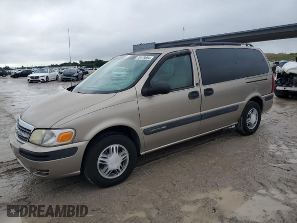 2004 Chevrolet Venture LS z VIN 1GNDX03E24D170855, wystawiony jako Copart lot #75179884 z przebiegiem 71 858 mil mil oraz Czysty tytuł • Clean title. Historia ofert i sprzedaży dostępna na DreamBid. Obrazek 1.