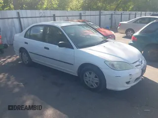 2004 Honda Civic VP with VIN 2HGES16314H555498, listed as a IAAI auction lot 42551029 with 226,153 mi miles and . Bid and sale history available at DreamBid. Image 1.