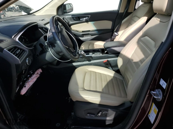 2019 Ford Edge SEL with VIN 2FMPK4J94KBB37047, listed as a Copart auction lot 57286645 with 45,151 mi miles and Salvage title. Bid and sale history available at DreamBid. Image 7.