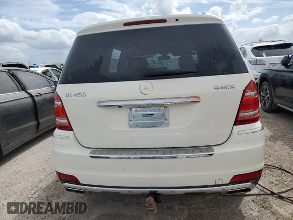2010 Mercedes-Benz GL-Class GL 450 with VIN 4JGBF7BE6AA539982, listed as a Copart auction lot 76461144 with 166,145 mi miles and Non Repairable. Bid and sale history available at carsss.com. Image 6.