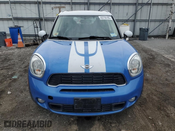 2012 MINI Countryman S with VIN WMWZC5C57CWL62540, listed as a Copart auction lot 43735105 with 86,558 mi miles and Salvage Title. Bid and sale history available at DreamBid. Image 5.