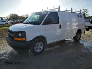 2017 Chevrolet Express Cargo Van with VIN 1GCWGAFG4H1162462, listed as a Copart auction lot 74297644 with 0 mi miles and Non Repairable. Bid and sale history available at carsss.com. Image 1.