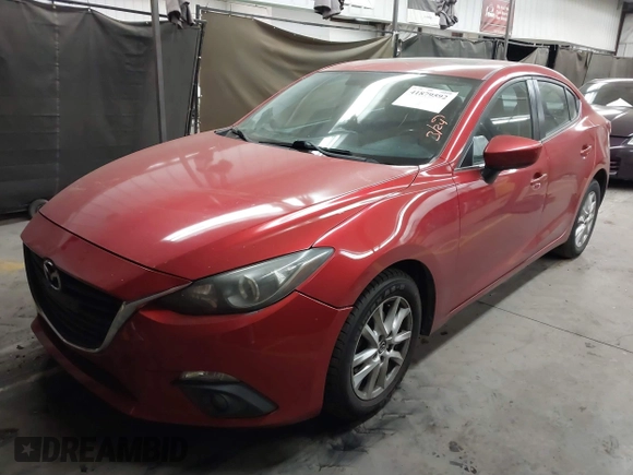 2015 Mazda Mazda3 i Touring with VIN 3MZBM1V70FM180723, listed as a IAAI auction lot 41879592 with 135,976 mi miles. Bid and sale history available at carsss.com. Image 17.