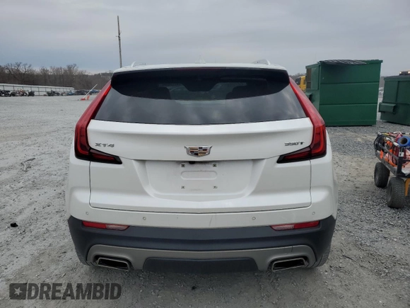 2021 Cadillac XT4 FWD Premium Luxury with VIN 1GYFZCR43MF032297, listed as a Copart auction lot 47379085 with 36,065 mi miles and Salvage Title. Bid and sale history available at DreamBid. Image 6.