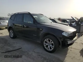 2010 BMW X3 xDrive30i with VIN WBXPC9C41AWJ38091, listed as a Copart auction lot 48429105 with 119,476 mi miles and Salvage Title. Bid and sale history available at carsss.com. Image 4.