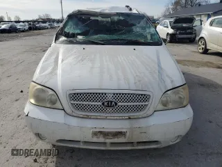 2005 Kia Sedona LX with VIN KNDUP132656684850, listed as a Copart auction lot 80095484 with 182,199 mi miles and Non Repairable. Bid and sale history available at carsss.com. Image 5.