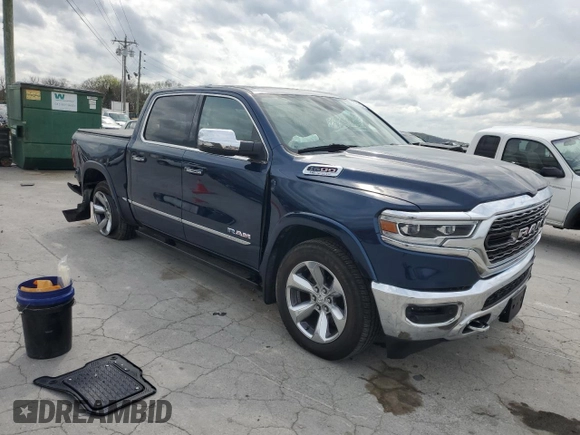 2020 Ram 1500 Limited with VIN 1C6SRFHT0LN314794, listed as a Copart auction lot 51520715 with 61,397 mi miles and Salvage title. Bid and sale history available at DreamBid. Image 4.