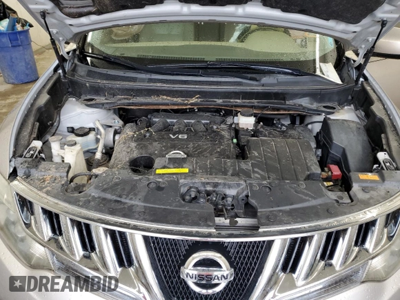 2010 Nissan Murano S z VIN JN8AZ1MU0AW020300, wystawiony jako Copart lot #58317555 z przebiegiem 142 144 mil mil oraz Szkoda całkowita • Salvage title. Historia ofert i sprzedaży dostępna na DreamBid. Obrazek 12.