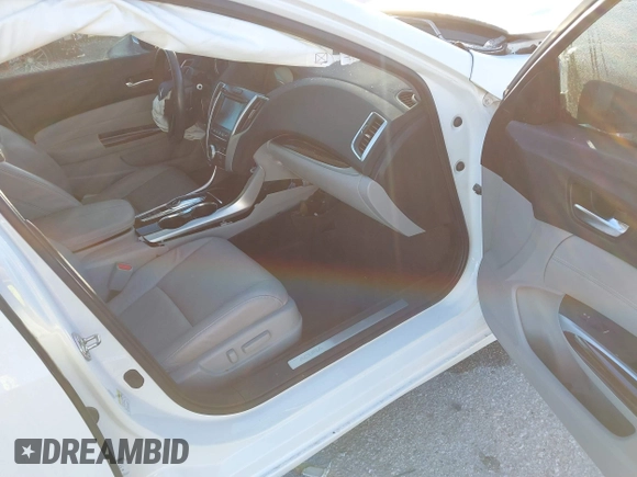 2015 Acura TLX V6 Tech with VIN 19UUB2F51FA020661, listed as a IAAI auction lot 41199676 with 109,753 mi miles. Bid and sale history available at carsss.com. Image 5.