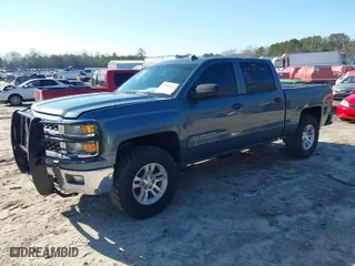 2014 Chevrolet Silverado 1500 LT with VIN 3GCPCREC2EG160302, listed as a IAAI auction lot 41504265 with 143,076 mi miles. Bid and sale history available at carsss.com. Image 2.