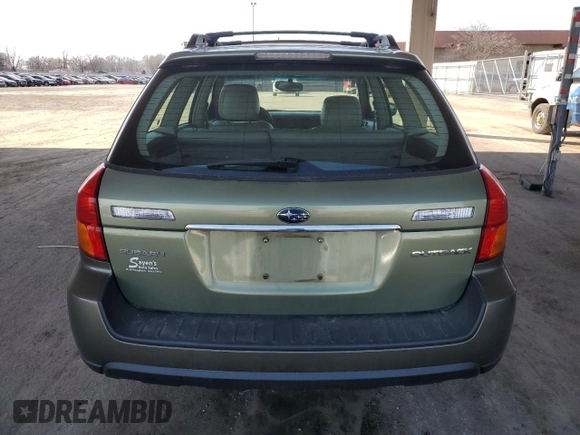 2006 Subaru Legacy Outback Limited with VIN 4S4BP62C667336861, listed as a Copart auction lot 48359395 with 191,518 mi miles and Salvage title. Bid and sale history available at DreamBid. Image 6.