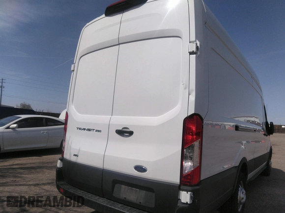 2023 Ford Transit Cargo with VIN 1FTBR3U80PKA69432, listed as a IAAI auction lot 41939700 with 48,158 mi miles and . Bid and sale history available at DreamBid. Image 16.