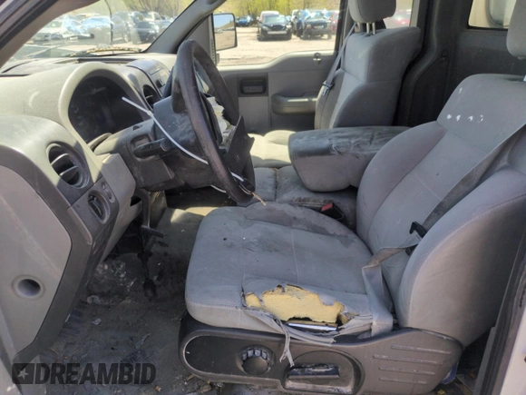2008 Ford F-150 XL with VIN 1FTRF12208KE16642, listed as a Copart auction lot 55553075 with 283,801 mi miles and Clean title. Bid and sale history available at DreamBid. Image 7.