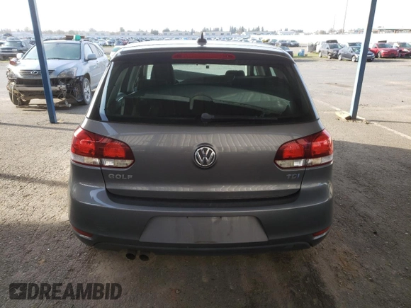 2014 Volkswagen Golf TDI w/Sunroof & Nav z VIN WVWDM7AJ9EW000668, wystawiony jako Copart lot #48564565 z przebiegiem 28 578 mil mil oraz Szkoda całkowita • Salvage title. Historia ofert i sprzedaży dostępna na DreamBid. Obrazek 6.
