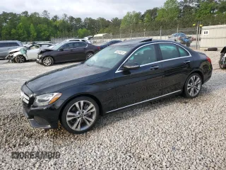 2018 Mercedes-Benz C 300 with VIN 55SWF4JB6JU251221, listed as a Copart auction lot 53234015 with 47,257 mi miles and Salvage title. Bid and sale history available at DreamBid. Image 1.