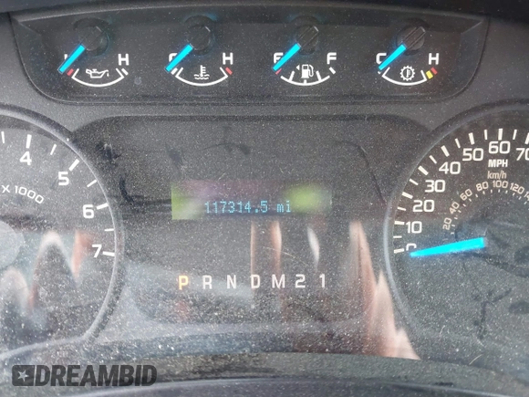 2014 Ford F-150 XL with VIN 1FTFX1EFXEKG30547, listed as a IAAI auction lot 41582539 with 117,314 mi miles. Bid and sale history available at carsss.com. Image 7.