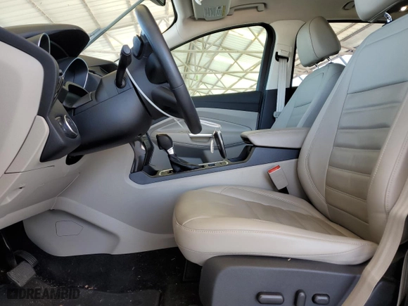 2017 Ford Escape Titanium with VIN 1FMCU0J90HUD19204, listed as a Copart auction lot 49676095 with 60,580 mi miles and Salvage Title. Bid and sale history available at carsss.com. Image 7.