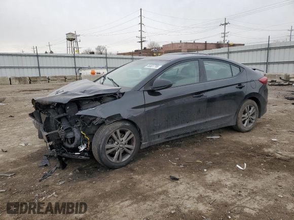 2018 Hyundai Elantra SEL z VIN 5NPD84LF7JH369864, wystawiony jako Copart lot #44461795 z przebiegiem 82 265 mil mil oraz Szkoda całkowita • Salvage title. Historia ofert i sprzedaży dostępna na DreamBid. Obrazek 1.